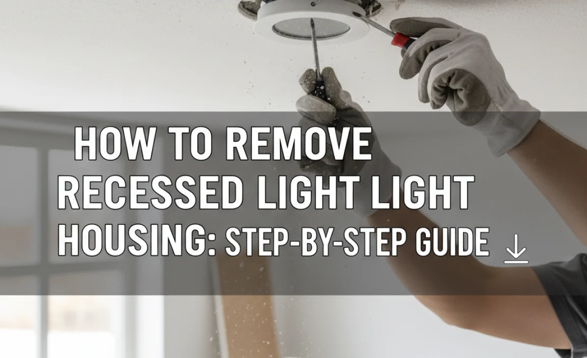 How To Remove Recessed Light Housing: Step-By-Step Guide