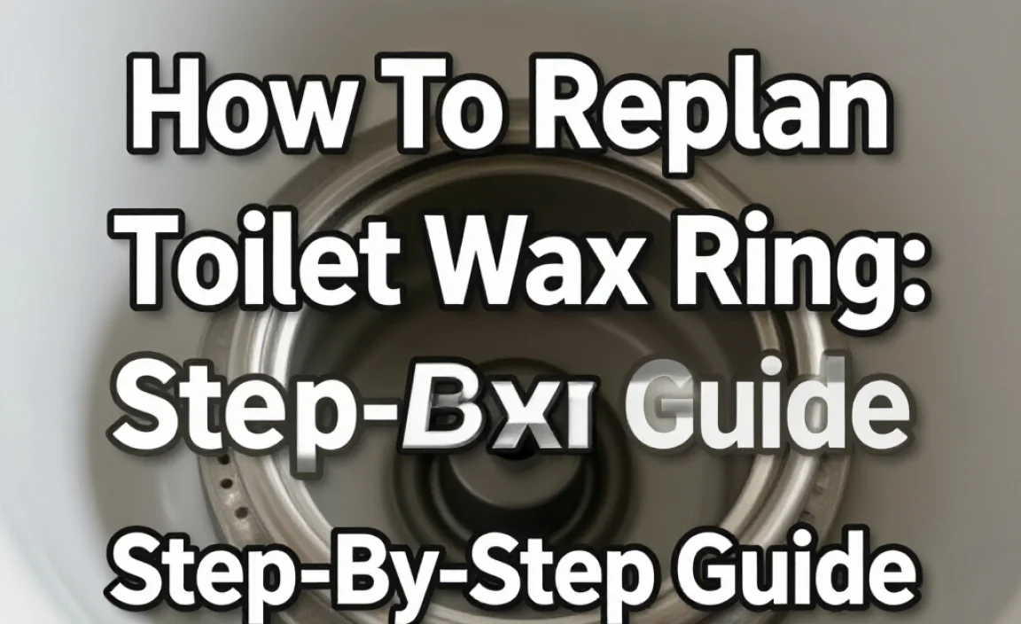 How To Replace Toilet Wax Ring: Step-By-Step Guide