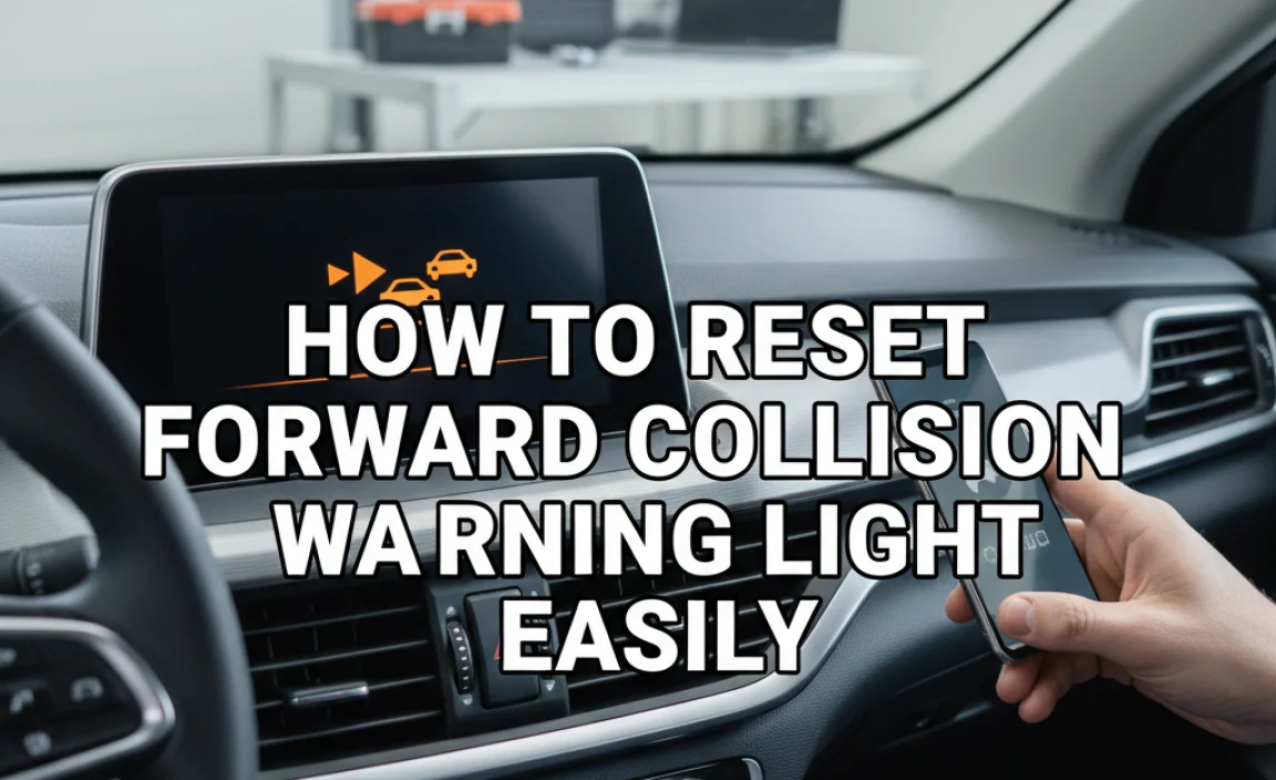 How To Reset Forward Collision Warning Light Easily