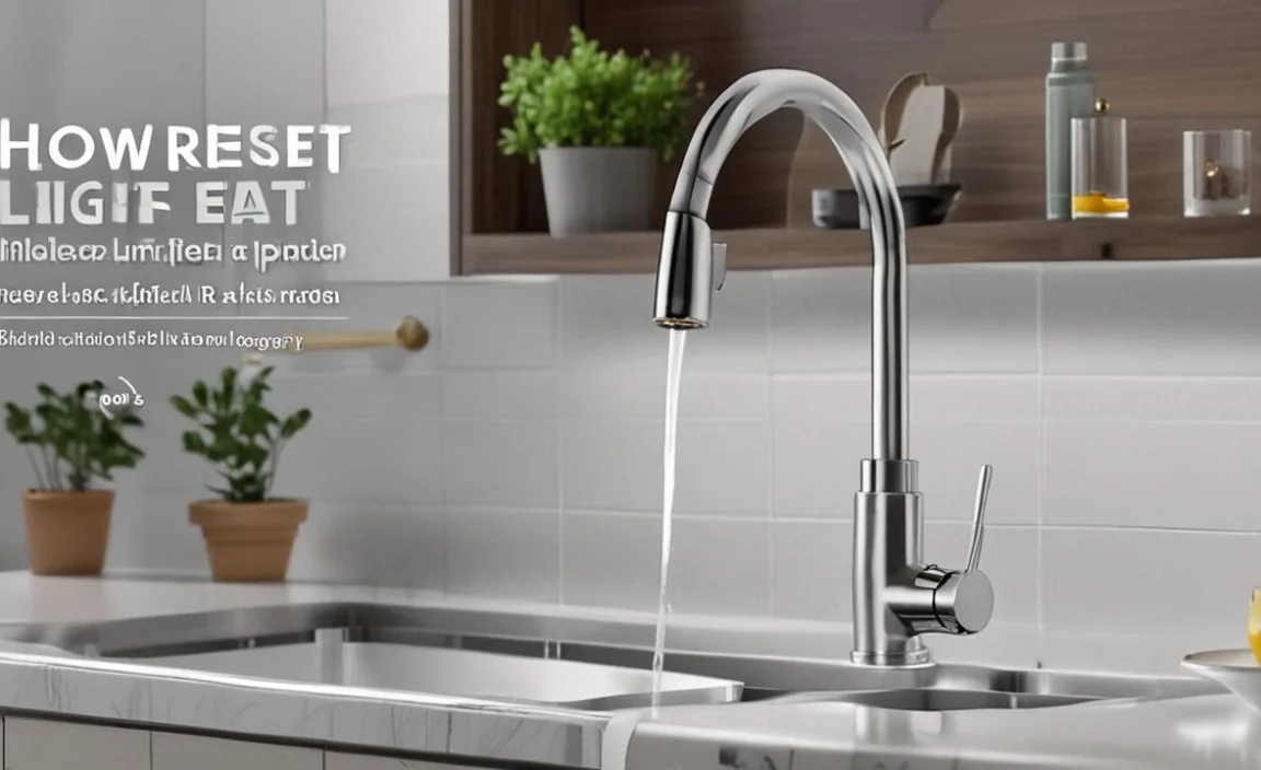 How to Reset Light on PUR Faucet Filter: Easy Guide