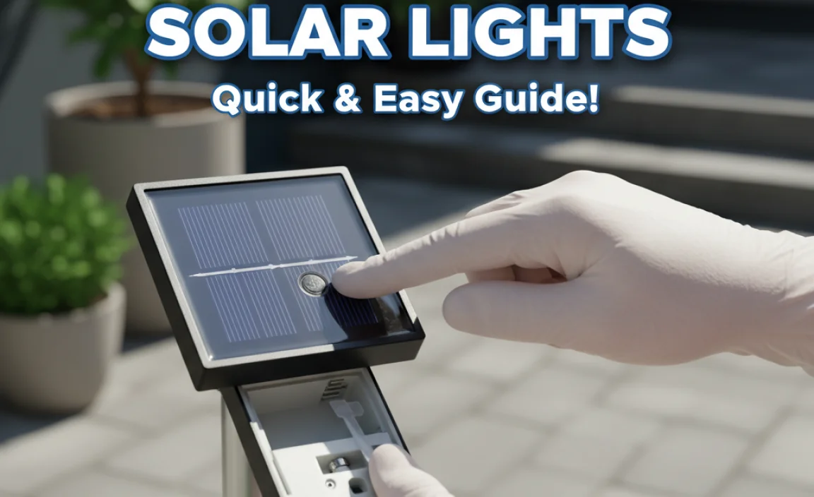 How To Reset Solar Lights: Quick & Easy Guide!
