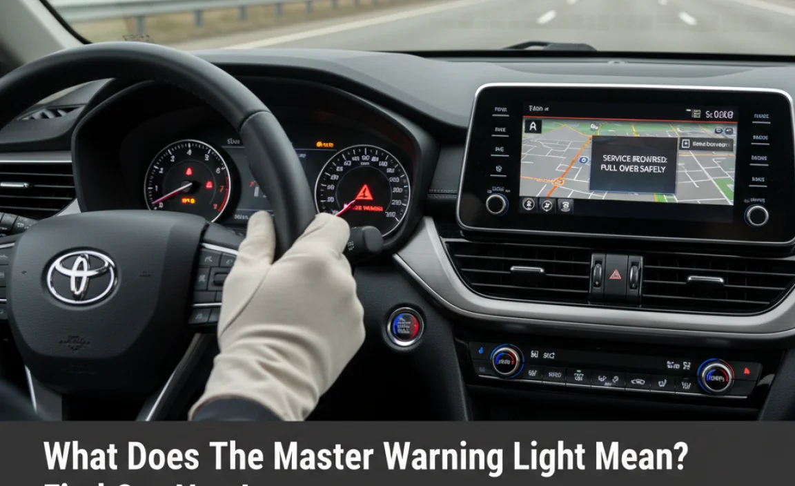 How to Respond When the Master Warning Light Activates