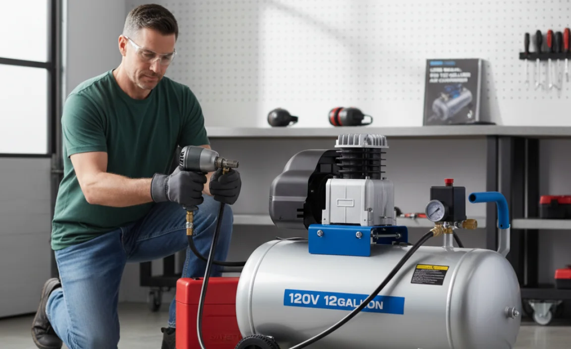 How to Safely Use Your New 120V 12-Gallon Air Compressor