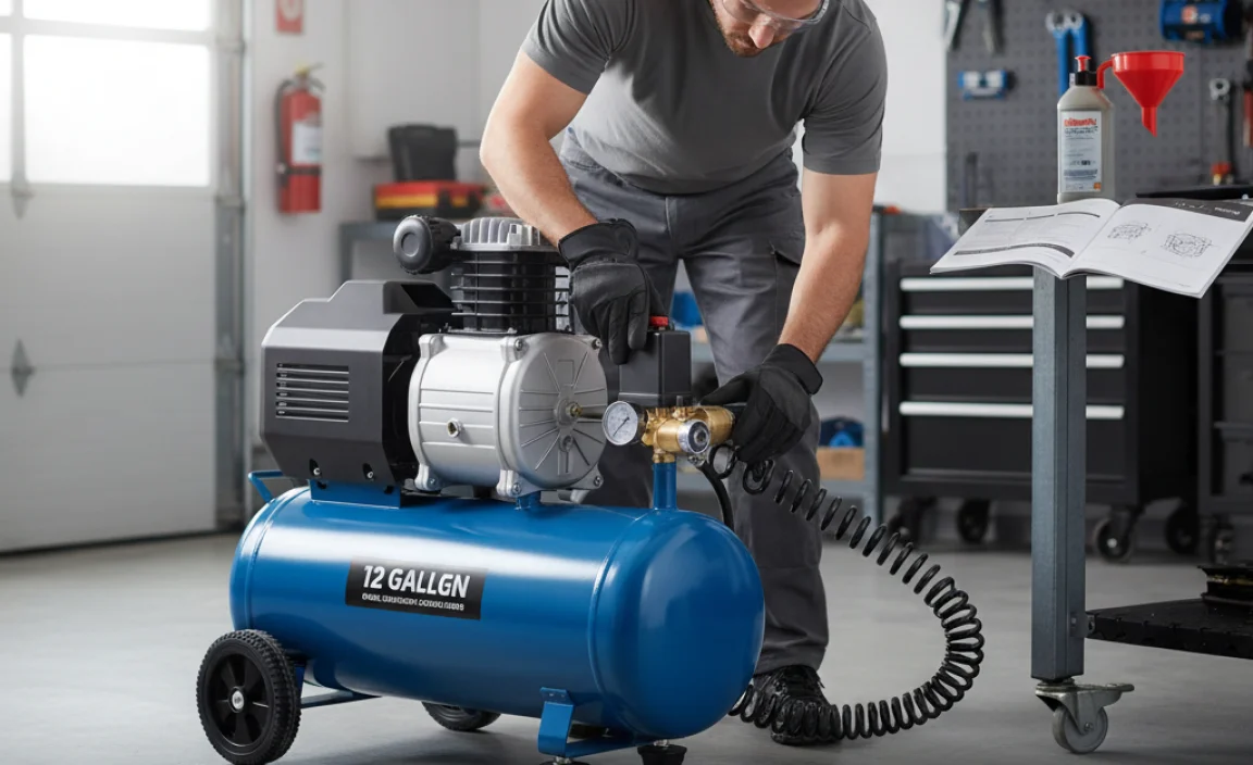 How to Set Up and Use Your New Oil-Lubed Air Compressor Safely