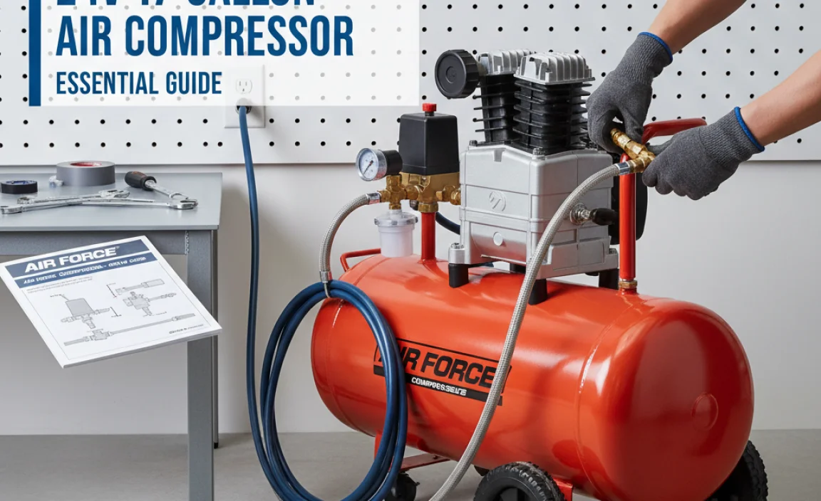 How to Set Up Your 240V 17 Gallon Air Compressor