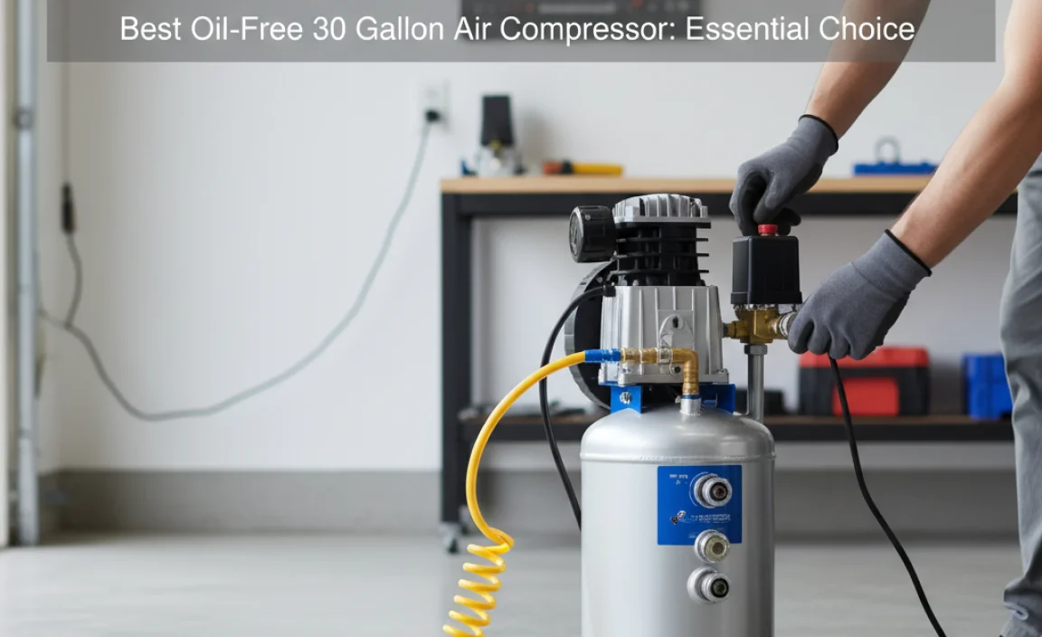 How to Set Up Your New 30 Gallon Oil-Free Air Compressor