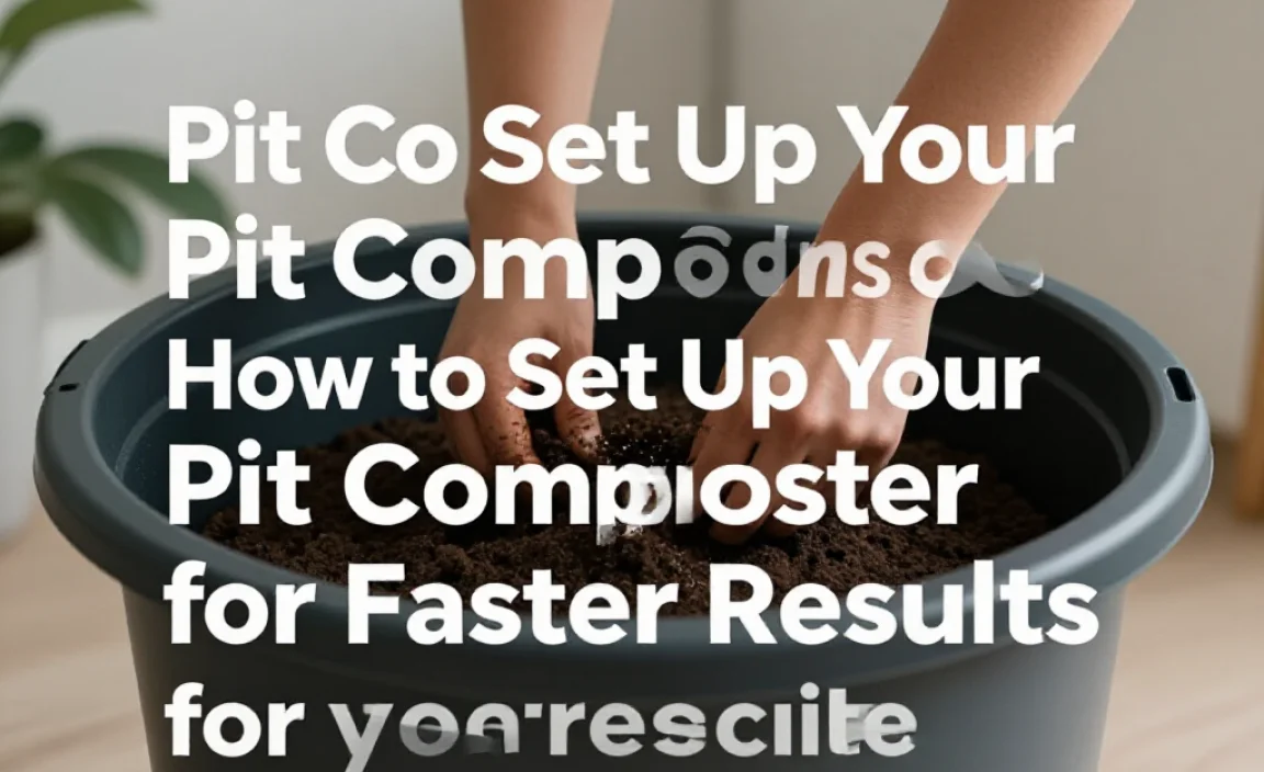 How to Set Up Your Pit Composter for Faster Results