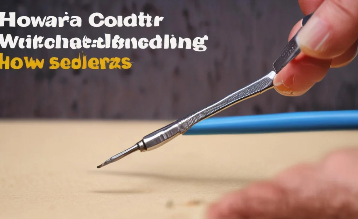 How To Solder Without Soldering Tweezers: Advice For Beginners