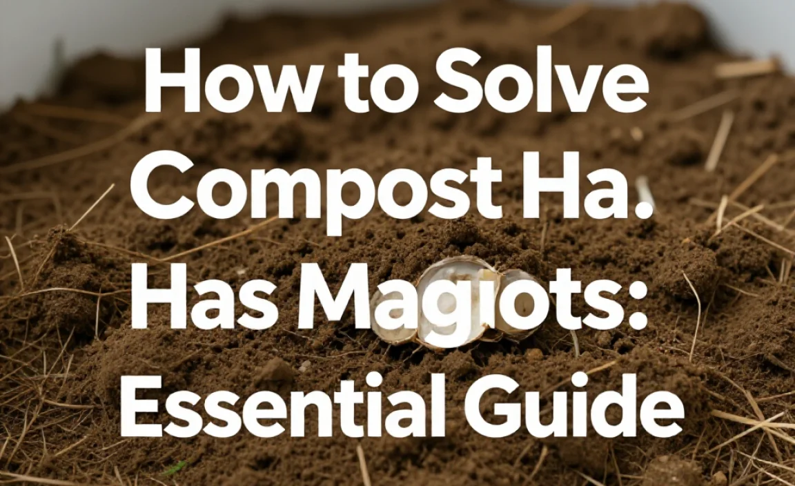 How to Solve Compost Has Maggots: Essential Guide