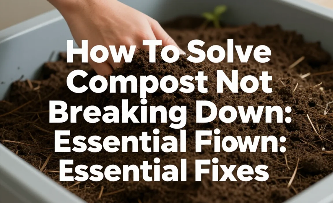 How To Solve Compost Not Breaking Down: Essential Fixes