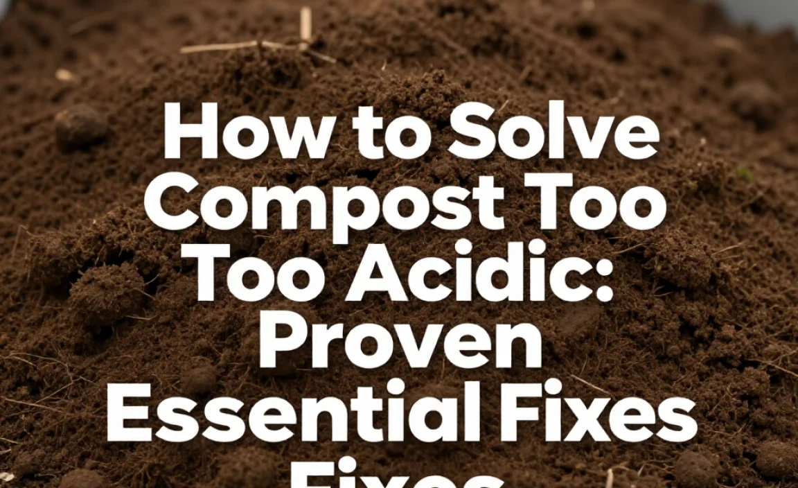How to Solve Compost Too Acidic: Proven Essential Fixes