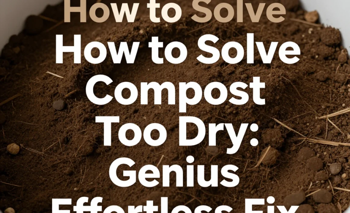 How to Solve Compost Too Dry: Genius Effortless Fix