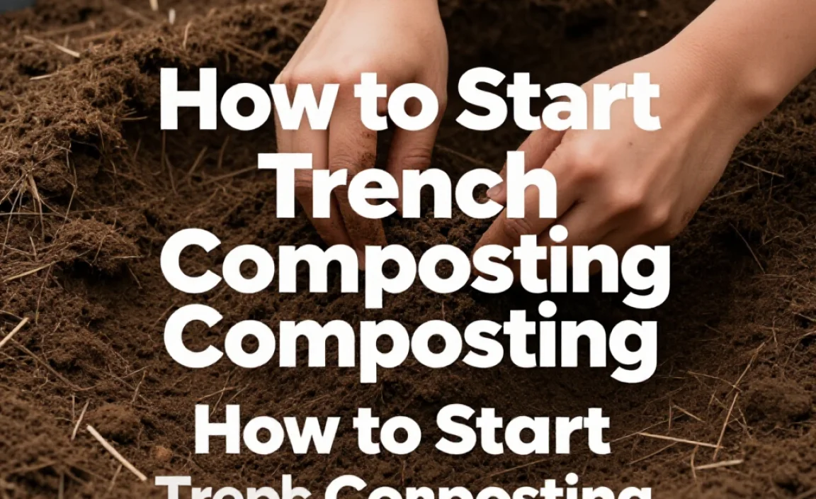 How to Start Trench Composting