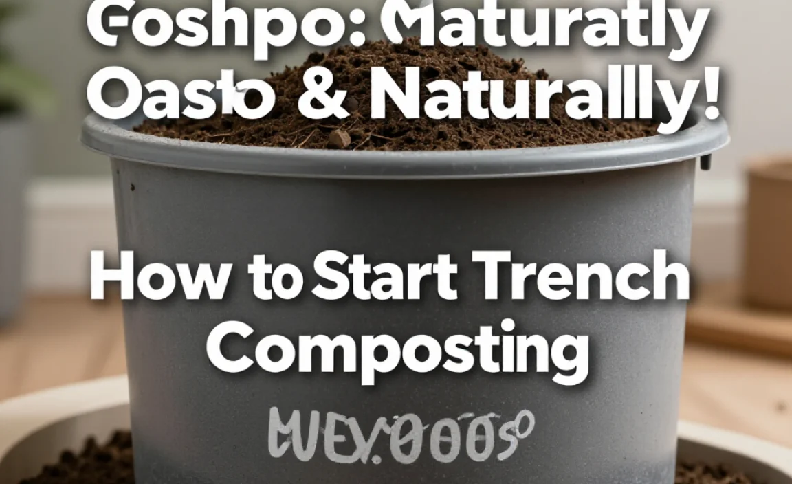 How to Start Trench Composting