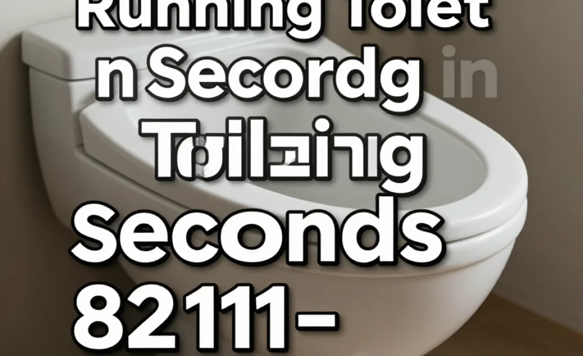 How To Stop A Running Toilet In Seconds – Quick Fix!