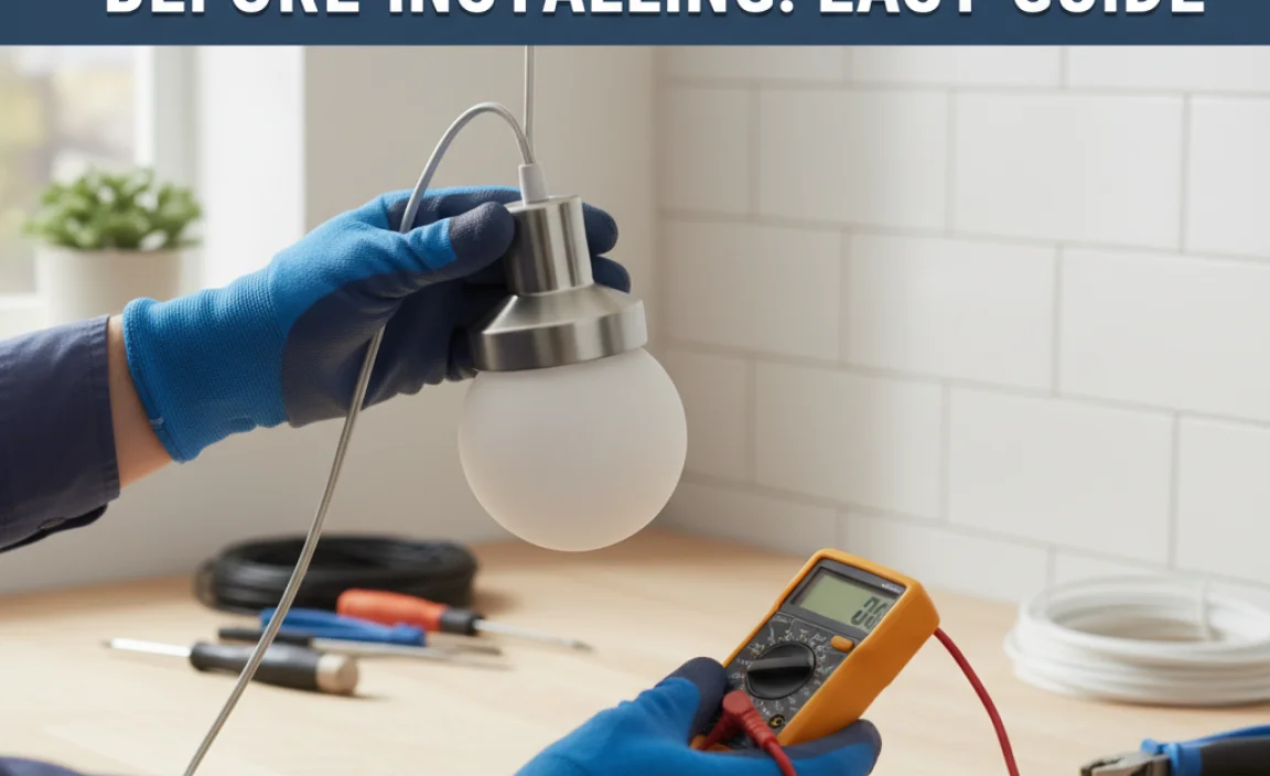 How To Test A Light Fixture Before Installing: Easy Guide