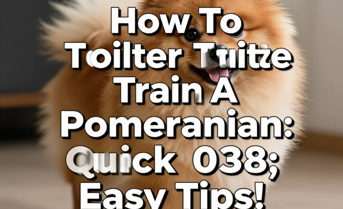 How To Toilet Train A Pomeranian: Quick & Easy Tips!