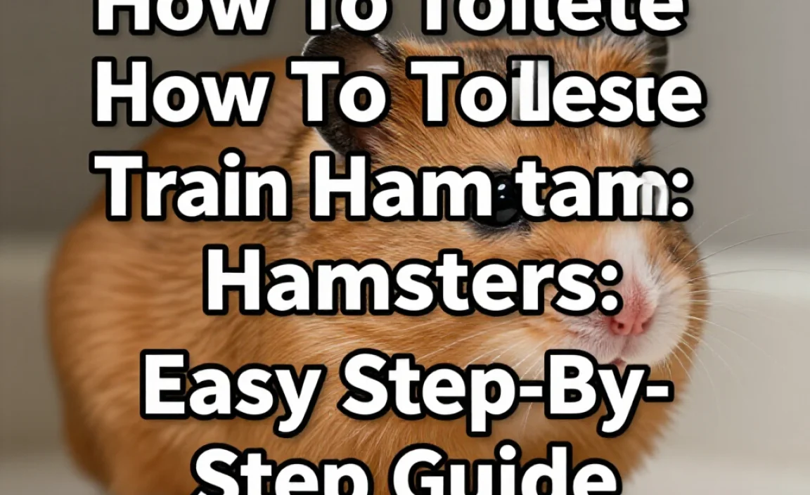 How To Toilet Train Hamsters: Easy Step-By-Step Guide