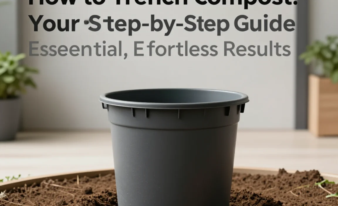 How to Trench Compost: Your Step-by-Step Guide