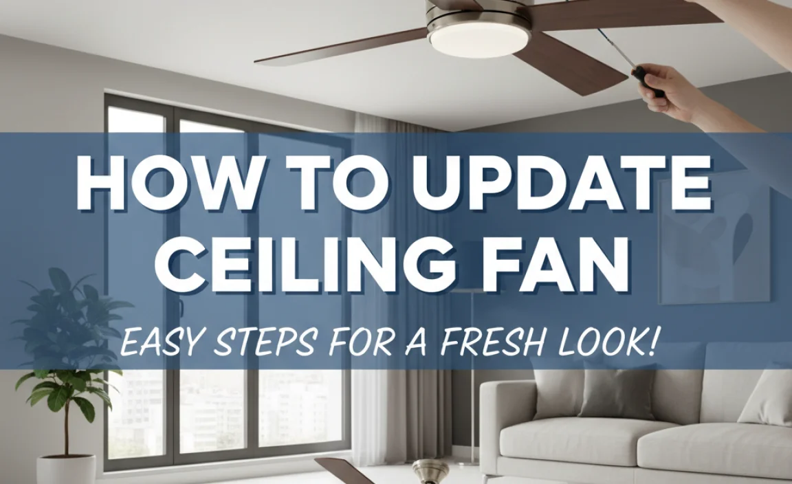 How To Update Ceiling Fan: Easy Steps For A Fresh Look!