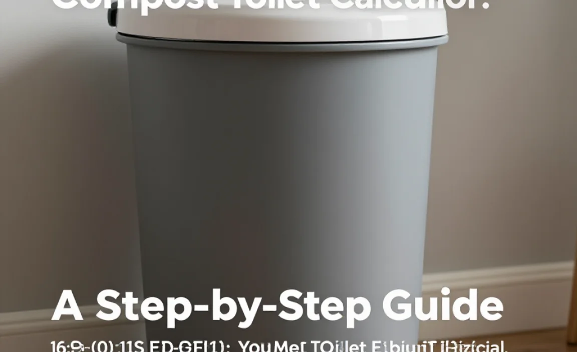 How to Use a Compost Toilet Calculator: A Step-by-Step Guide