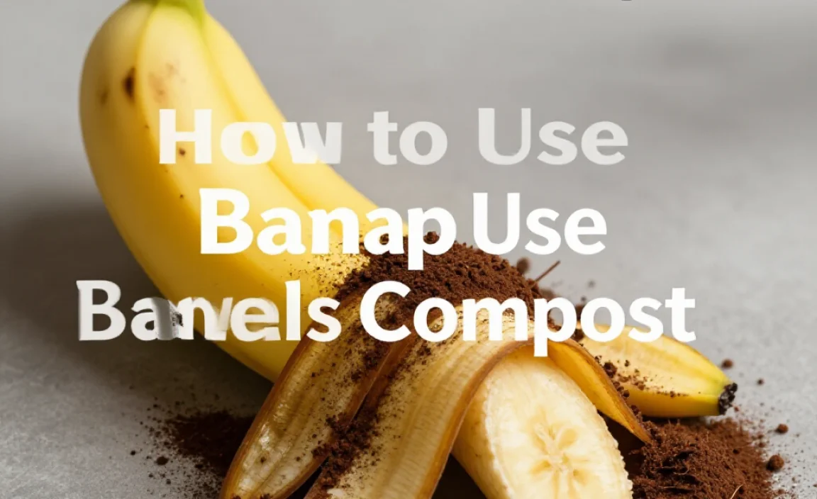 How to Use Banana Peels Compost