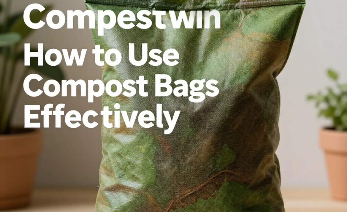 How to Use Compost Bags Effectively