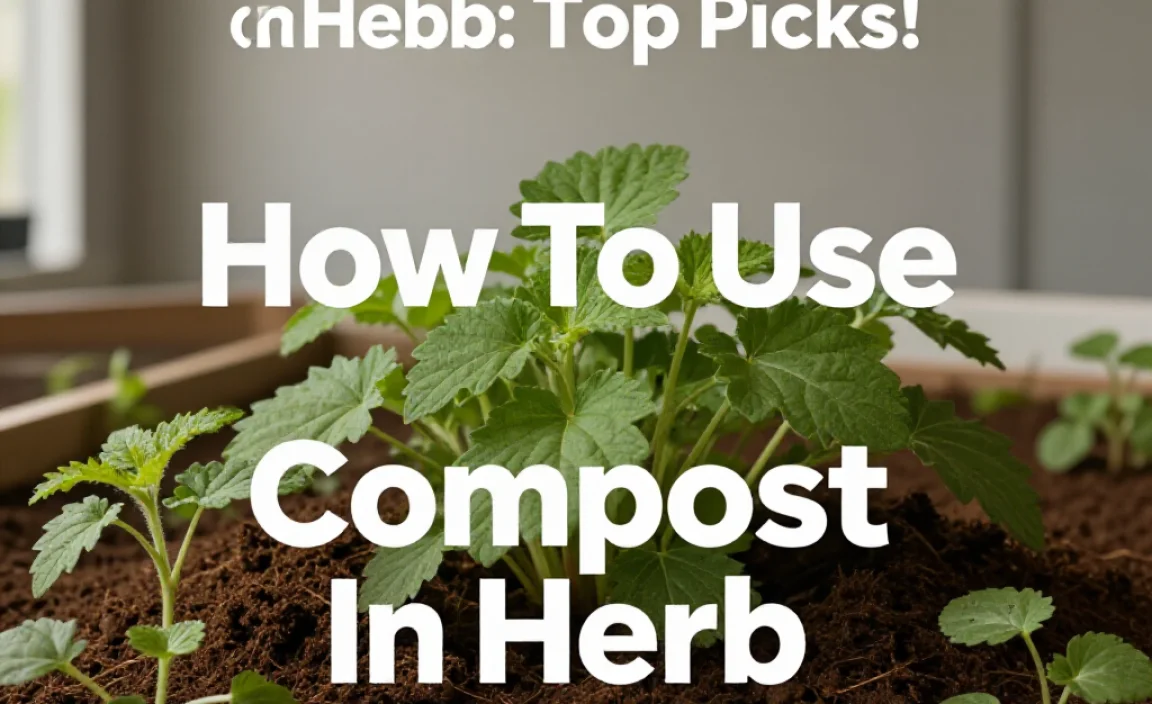 How To Use Compost In Herb Gardens