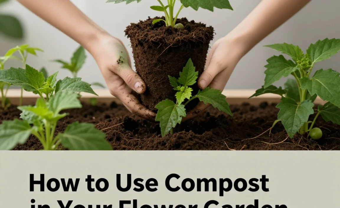 How to Use Compost in Your Flower Garden