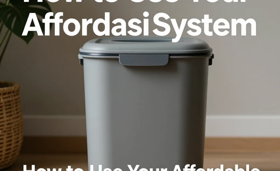 How to Use Your Affordable Bokashi System
