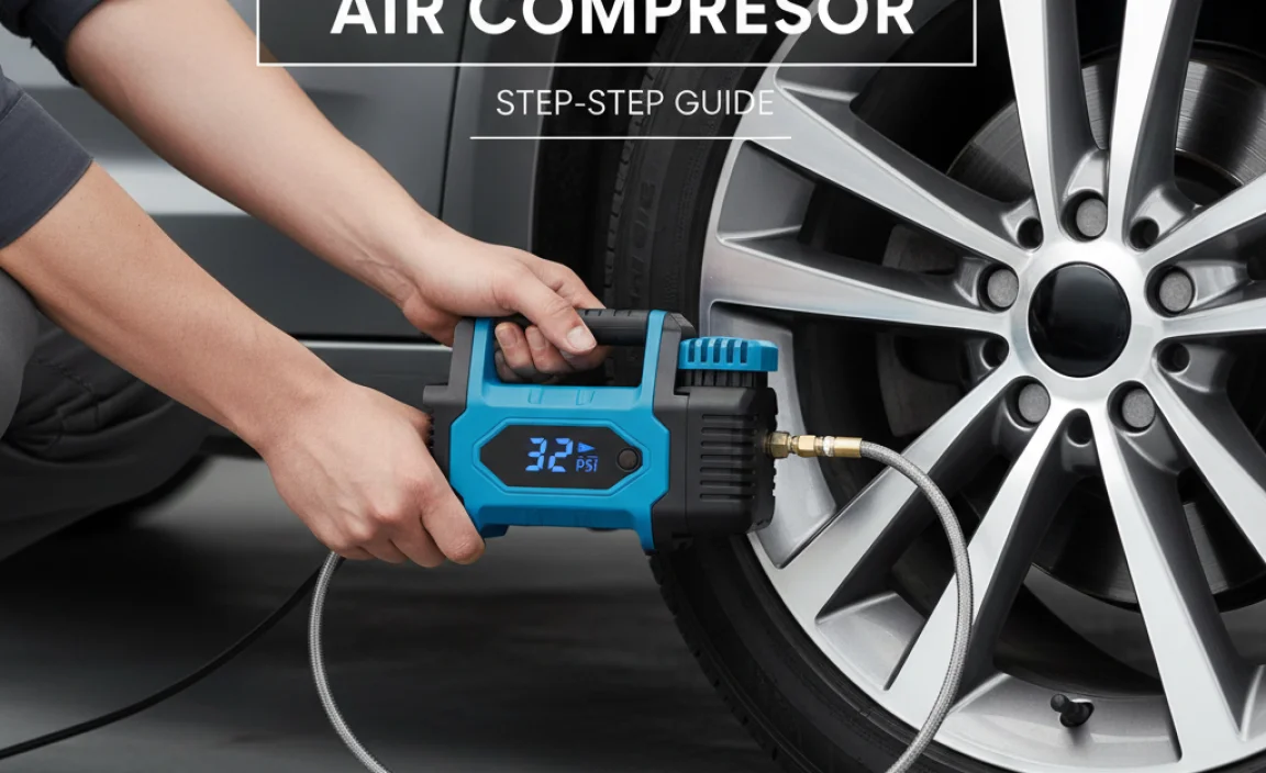 How to Use Your Air Compressor for Car Tires: Step-by-Step