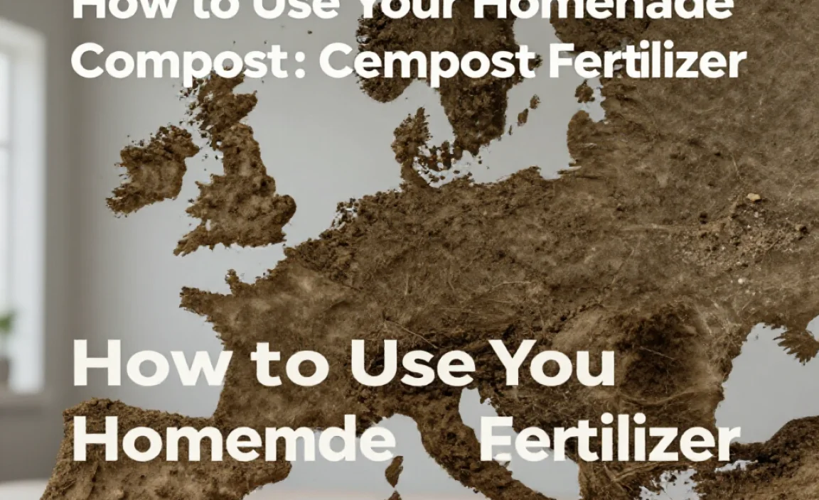 How to Use Your Homemade Compost Fertilizer