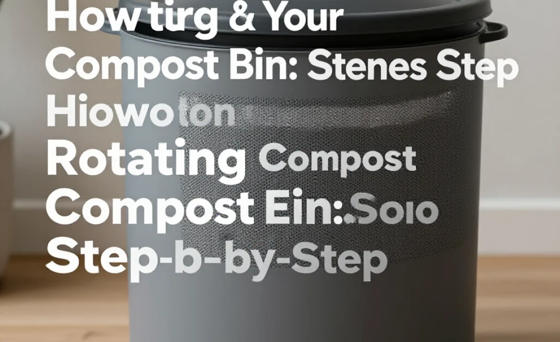 How to Use Your Rotating Compost Bin: Step-by-Step
