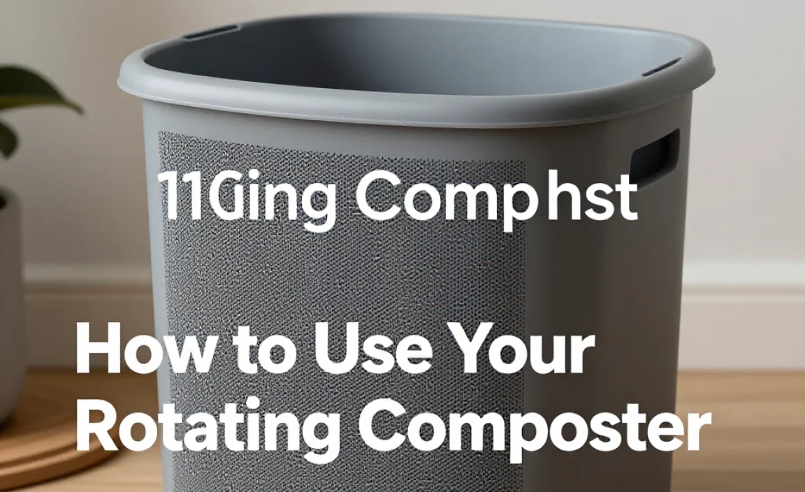 How to Use Your Rotating Composter