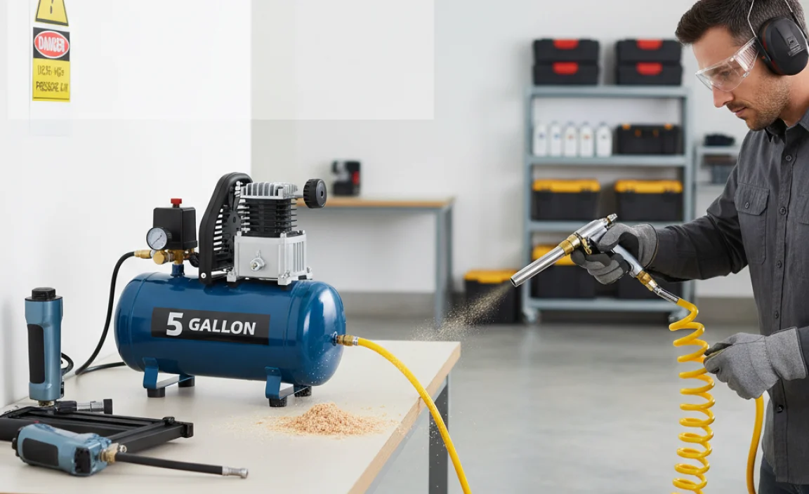 How to Use Your Two-Stage 5 Gallon Air Compressor Safely and Effectively