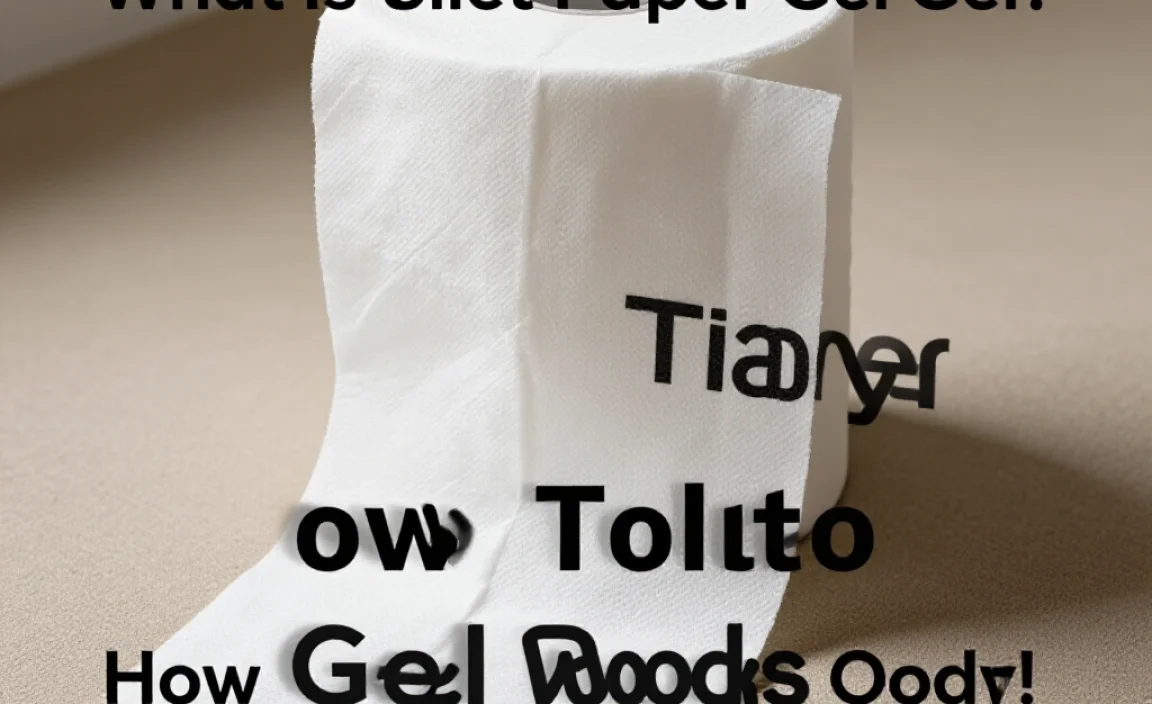 How Toilet Paper Gel Works