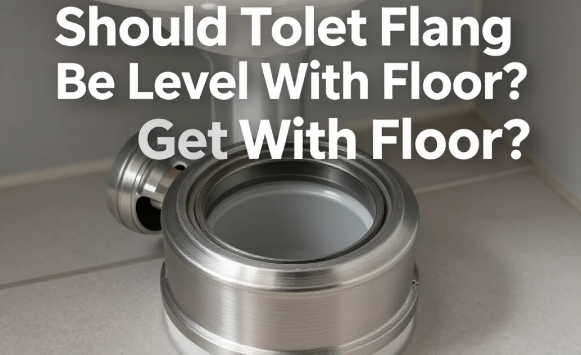 Ideal Height for Toilet Flange