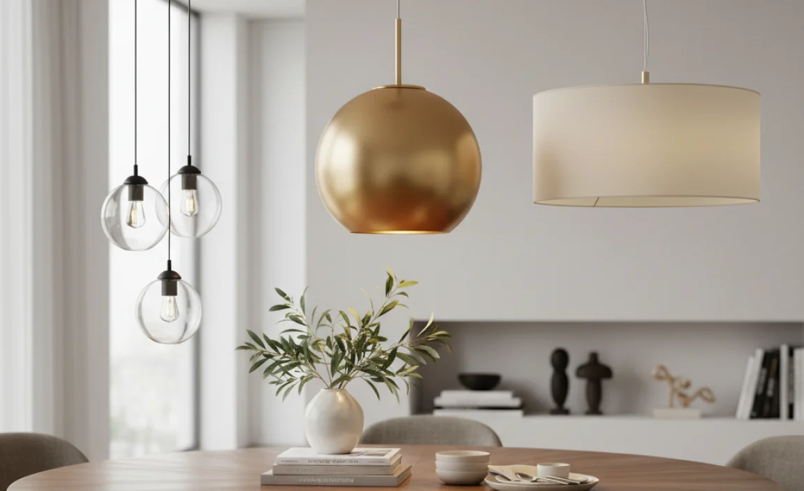 Ideal Lamp Shapes for Round Tables