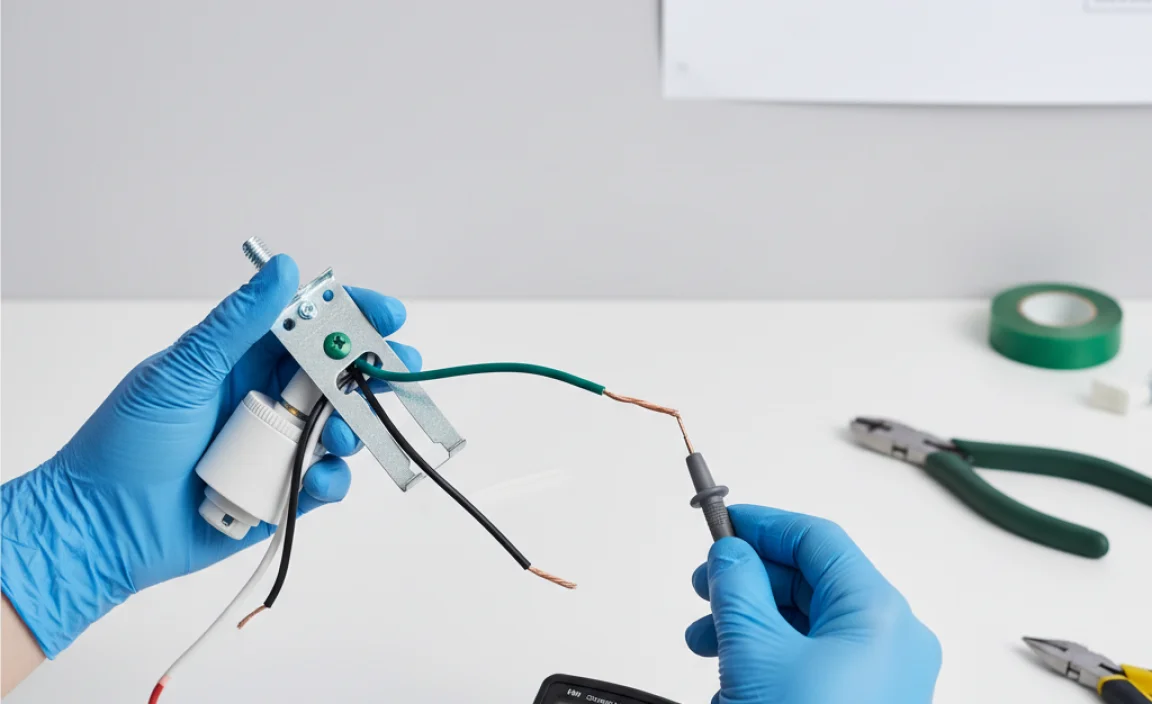 Identifying Ground Wires in Light Fixtures