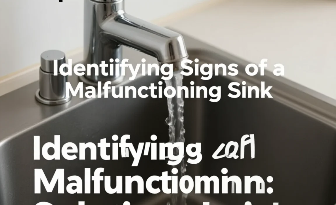 Identifying Signs of a Malfunctioning Sink