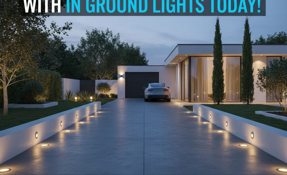 Illuminate Your Driveway With In Ground Lights Today!