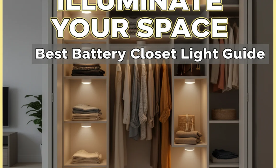 Illuminate Your Space: Best Battery Closet Light Guide