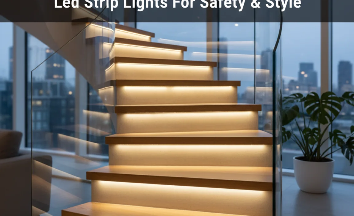 Illuminate Your Stairs: Led Strip Lights For Safety & Style
