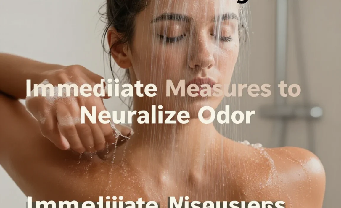 Immediate Measures to Neutralize Odor