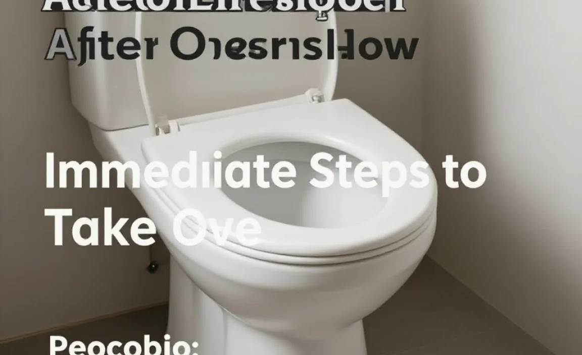 Immediate Steps to Take After Overflow