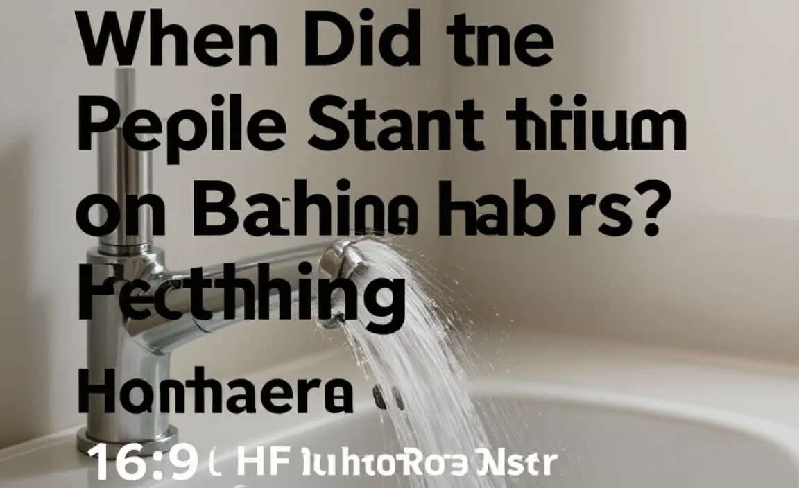 Impact of the Industrial Revolution on Bathing Habits