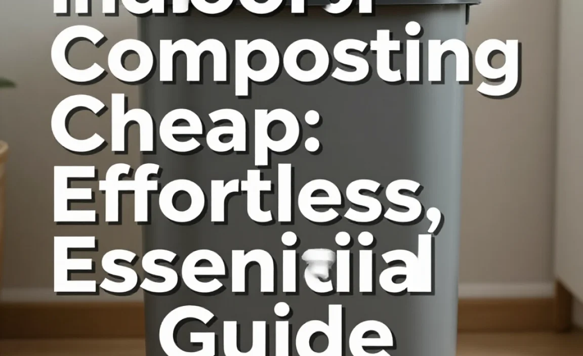 Indoor Composting Cheap: Effortless, Essential Guide