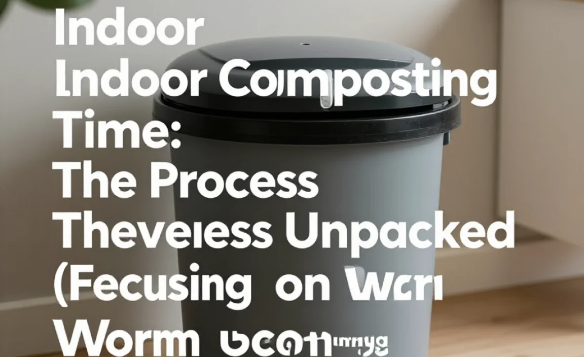 Indoor Composting Time: The Process Unpacked (Focusing on Worm Composting)