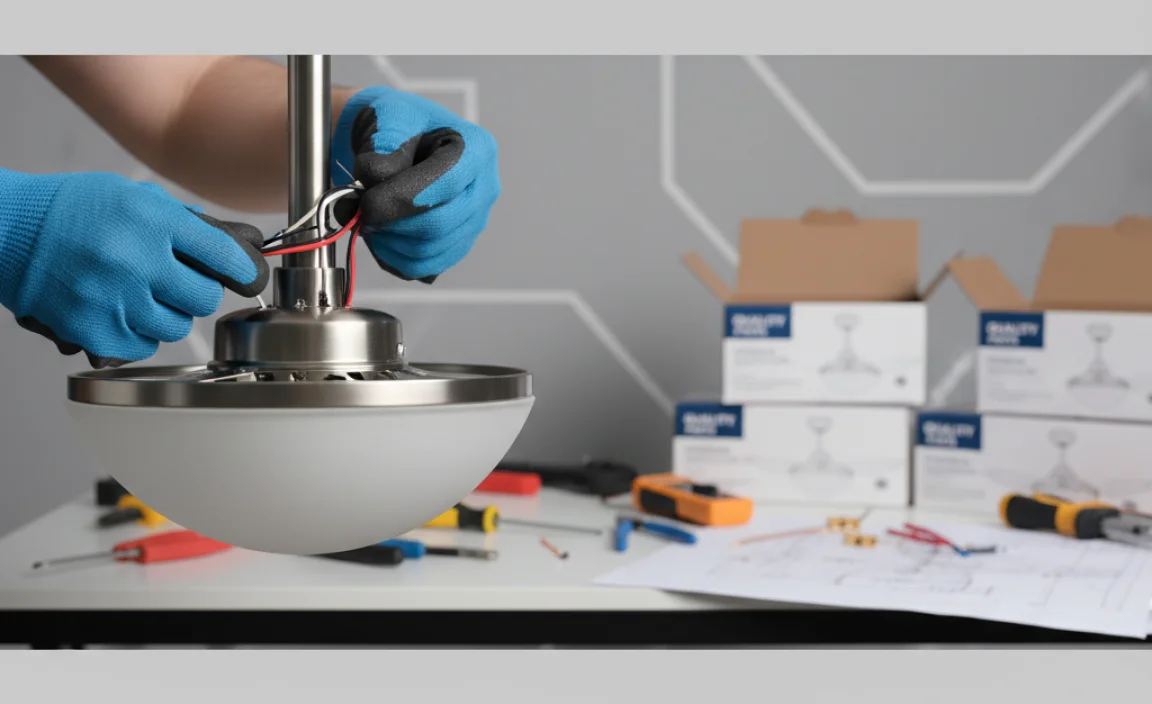 Installation and Wiring of Ceiling Fan Lights