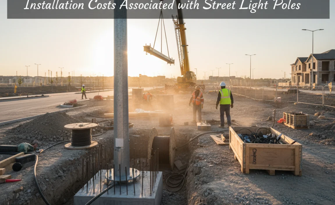 Installation Costs Associated with Street Light Poles